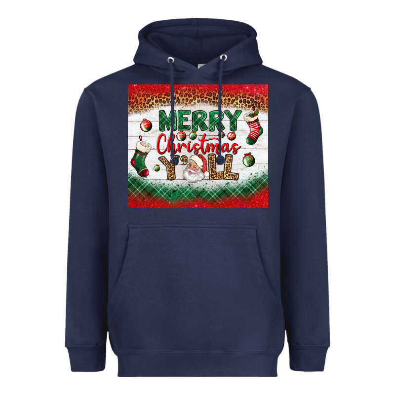 Merry Christmas Y'all Tumbler Heavyweight Hoodie by BundleAndBundleShop | Teevron