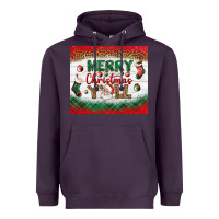 Plum merry christmas y'all tumbler Heavyweight Hoodie - BundleAndBundleShop
