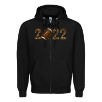 Black closs of 2022 american football Zipper Hoodie - RanaPortraitStore