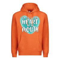Carrot i have got a good heart but this mouth Premium Hoodie - MaliasSmallBusiness