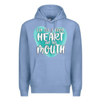 Colony Blue i have got a good heart but this mouth Premium Hoodie - MaliasSmallBusiness