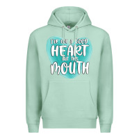 Seafoam i have got a good heart but this mouth Premium Hoodie - MaliasSmallBusiness