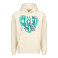 Tofu i have got a good heart but this mouth Premium Hoodie - MaliasSmallBusiness