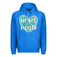 True Royal i have got a good heart but this mouth Premium Hoodie - MaliasSmallBusiness