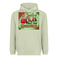 Matcha just a girl who loves christmas mousepad Heavyweight Hoodie - BundleAndBundleShop