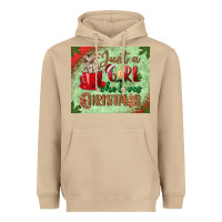 Mushroom just a girl who loves christmas mousepad Heavyweight Hoodie - BundleAndBundleShop