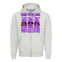 Domestic Violence Warrior Afro Gnomes Zipper Hoodie | Teevron