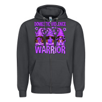 Smoke Domestic Violence Warrior Afro Gnomes Zipper Hoodie - texasbilliewilder