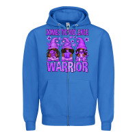 True Royal Domestic Violence Warrior Afro Gnomes Zipper Hoodie - texasbilliewilder
