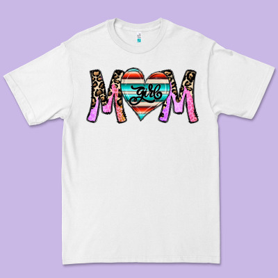 Girl Mom Premium Tee Designed By Cowhidedigitalart