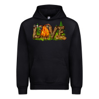 Black camping love Urban Hoodie - NancyCooperArtShop