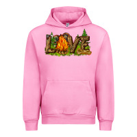 Fuchsia Pink camping love Urban Hoodie - NancyCooperArtShop
