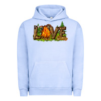 Pigment Grape Ice camping love Urban Hoodie - NancyCooperArtShop