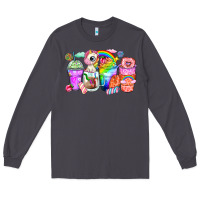 Smoke unicorn coffee cups Long Sleeve Tee - Zillion Design Studio