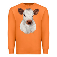 Carrot White Cute Calf Premium Sweatshirt - JahusDesignShop