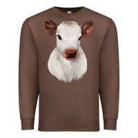 Chestnut White Cute Calf Premium Sweatshirt - JahusDesignShop