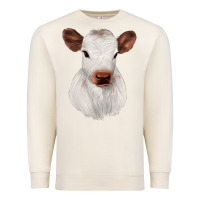 Sandshell White Cute Calf Premium Sweatshirt - JahusDesignShop