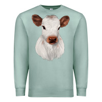 Seafoam White Cute Calf Premium Sweatshirt - JahusDesignShop