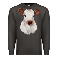 Smoke White Cute Calf Premium Sweatshirt - JahusDesignShop