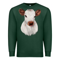 Sports Green White Cute Calf Premium Sweatshirt - JahusDesignShop