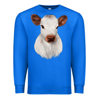 True Royal White Cute Calf Premium Sweatshirt - JahusDesignShop