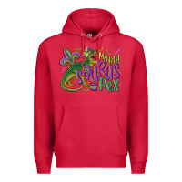Cardinal mardi saurus rex mardi gras Premium Hoodie - MaliasSmallBusiness