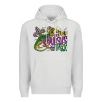 Dove Grey mardi saurus rex mardi gras Premium Hoodie - MaliasSmallBusiness