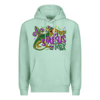 Seafoam mardi saurus rex mardi gras Premium Hoodie - MaliasSmallBusiness