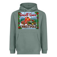 Sage small town christmas mousepad Heavyweight Hoodie - BundleAndBundleShop