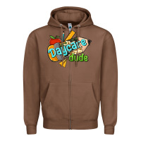 Chestnut daycare dude Zipper Hoodie - RanaPortraitStore