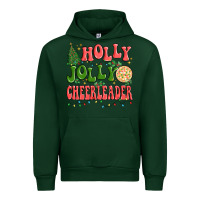 Forest Green holly jolly cheerleader Urban Hoodie - MaliasSmallBusiness