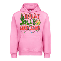 Fuchsia Pink holly jolly cheerleader Urban Hoodie - MaliasSmallBusiness