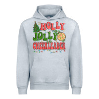 Heather Grey holly jolly cheerleader Urban Hoodie - MaliasSmallBusiness