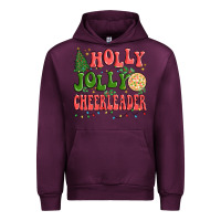 Mauve Wine holly jolly cheerleader Urban Hoodie - MaliasSmallBusiness