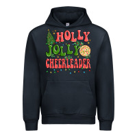 Navy holly jolly cheerleader Urban Hoodie - MaliasSmallBusiness