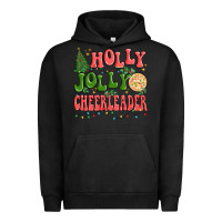 Pigment Black holly jolly cheerleader Urban Hoodie - MaliasSmallBusiness