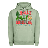 Pigment Oil Green holly jolly cheerleader Urban Hoodie - MaliasSmallBusiness