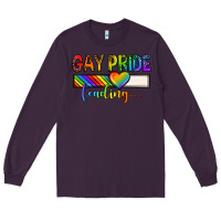 Plum gay pride loading lgbtq Long Sleeve Tee - texasbilliewilder