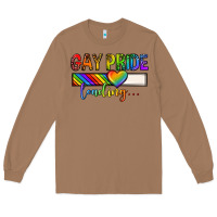 Toasted Coconut gay pride loading lgbtq Long Sleeve Tee - texasbilliewilder