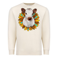 Sandshell sunflower heifer Premium Sweatshirt - JahusDesignShop