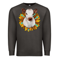 Smoke sunflower heifer Premium Sweatshirt - JahusDesignShop