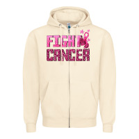 Sandshell Fight Cancer Zipper Hoodie - texasbilliewilder
