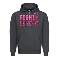 Smoke Fight Cancer Zipper Hoodie - texasbilliewilder