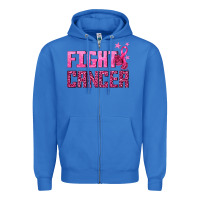 True Royal Fight Cancer Zipper Hoodie - texasbilliewilder