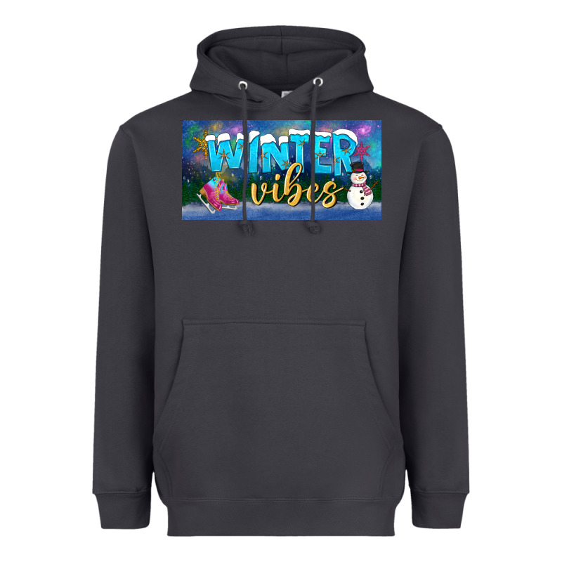 Winter Vibes License Plate Heavyweight Hoodie by BundleAndBundleShop | Teevron