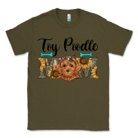 Army Green western toy poodle mom Classic Tee - RanaPortraitStore