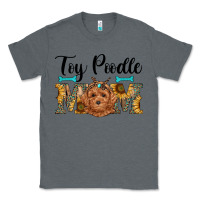 Charcoal Heather western toy poodle mom Classic Tee - RanaPortraitStore
