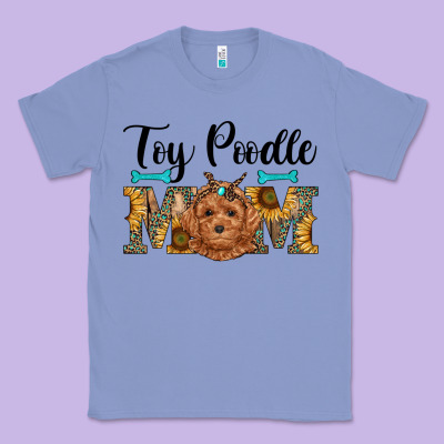 Western Toy Poodle Mom Classic Tee Designed By Ranaportraitstore
