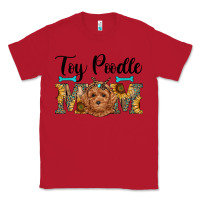 Red western toy poodle mom Classic Tee - RanaPortraitStore