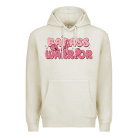 Oatmeal Heather badass warrior Premium Hoodie - MaliasSmallBusiness